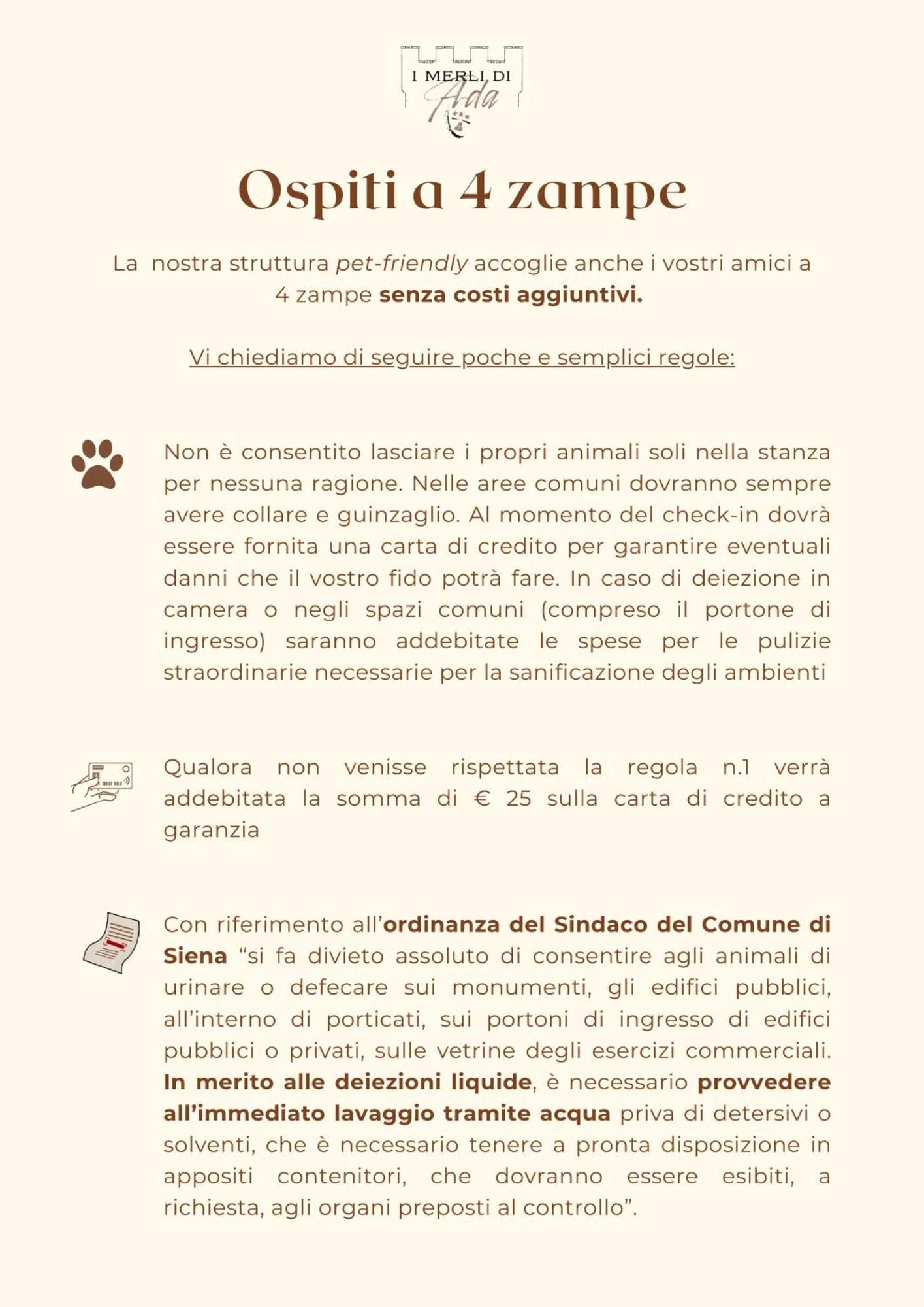 I Merli Di Ada Siena Exterior foto